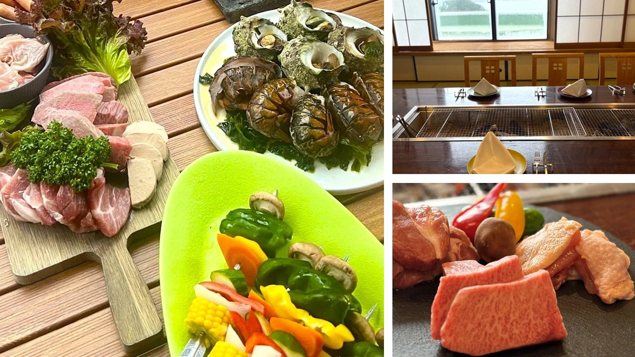 발을 뻗어 즐기는, 오자시키 BBQ라는 새로운 사치